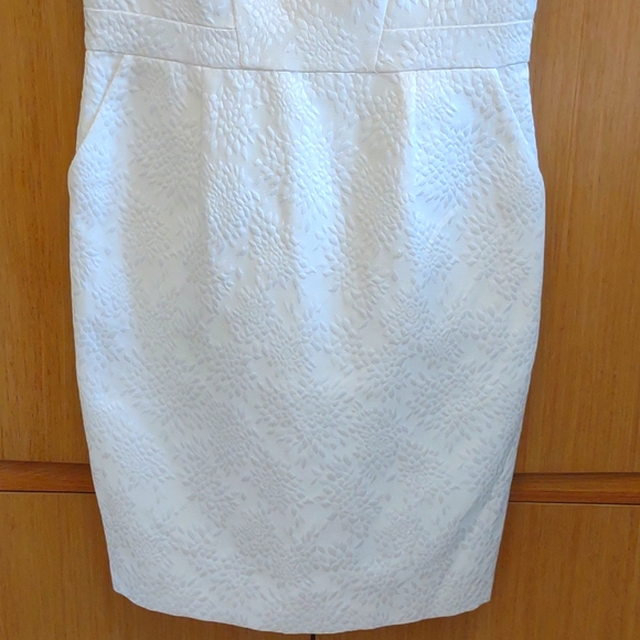 NWOT White "Ivy" Sleeveless Dress SZ 10 By Ellen Tracy - Picture 4 of 11